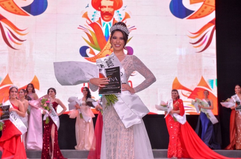 Diana Elena Galaviz es la reina de la Feria Nacional Francisco Villa Durango 2023