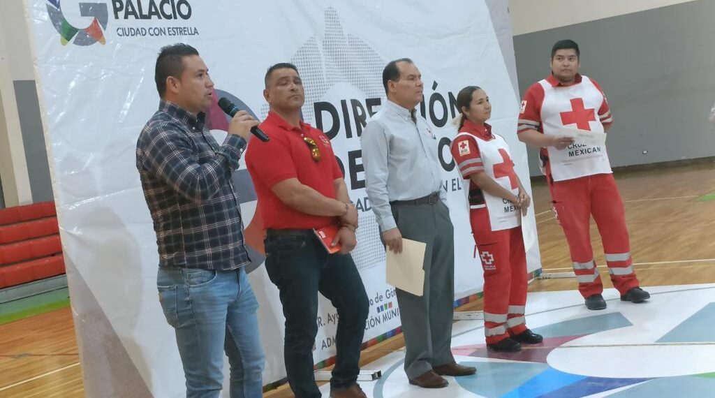 Finaliza curso “Primer Respondiente” de primeros auxilios, para personal de centros deportivos de Gómez Palacio