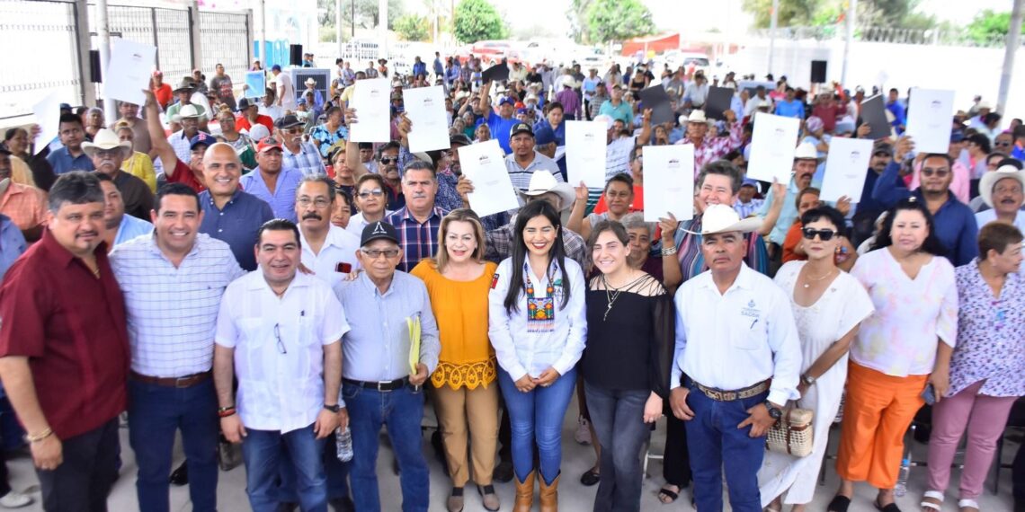 Agradece alcaldesa de Gómez Palacio al Registro Agrario Nacional y al Gobierno de Estado de Dgo, por los beneficios traídos al campo gomezpalatino