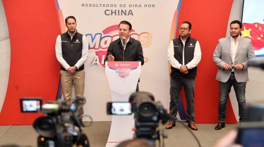 Tras gira de Esteban por China, Durango espera llegada de al menos tres grandes empresas