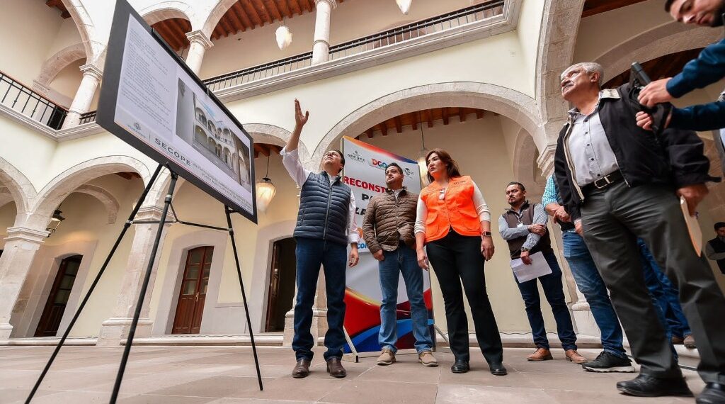 Reconstruye Esteban el Palacio de Zambrano para enaltecer la cultura y la historia de Durango