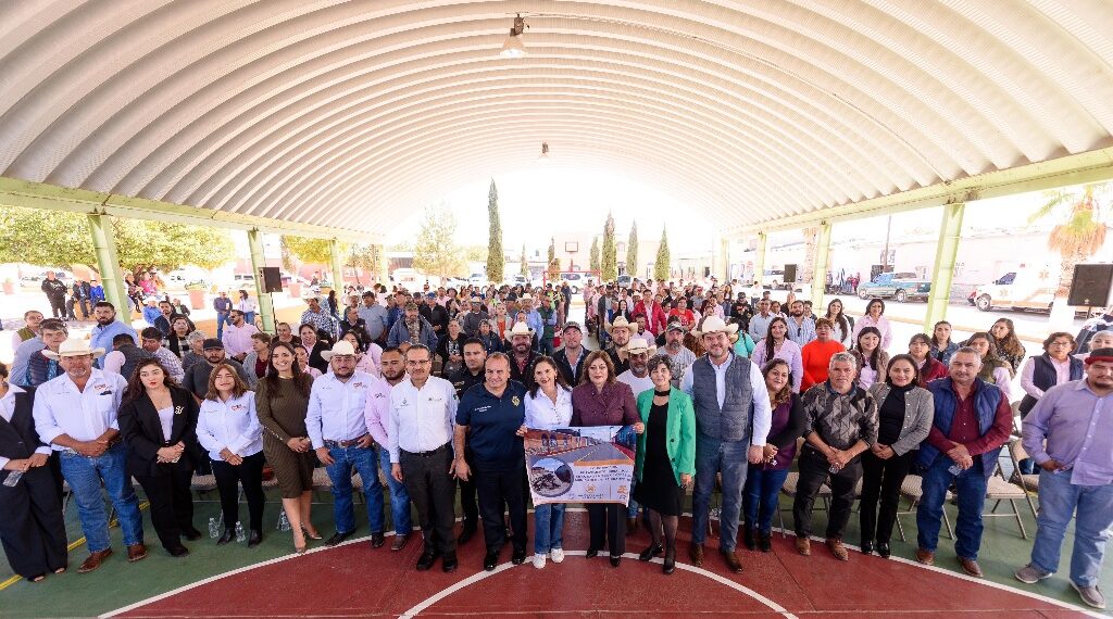 Lleva Esteban a Ocampo obras prioritarias y urgentes; ya tienen pavimentación, infraestructura hidráulicas y apoyos sociales