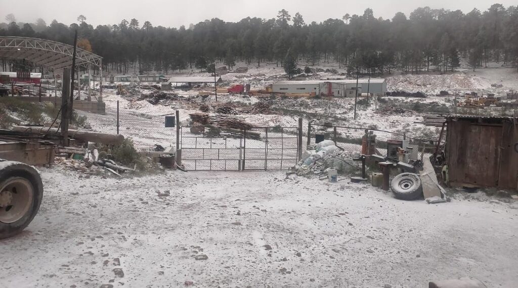 Confirman nevadas en 3 municipios; se espera que sean mas