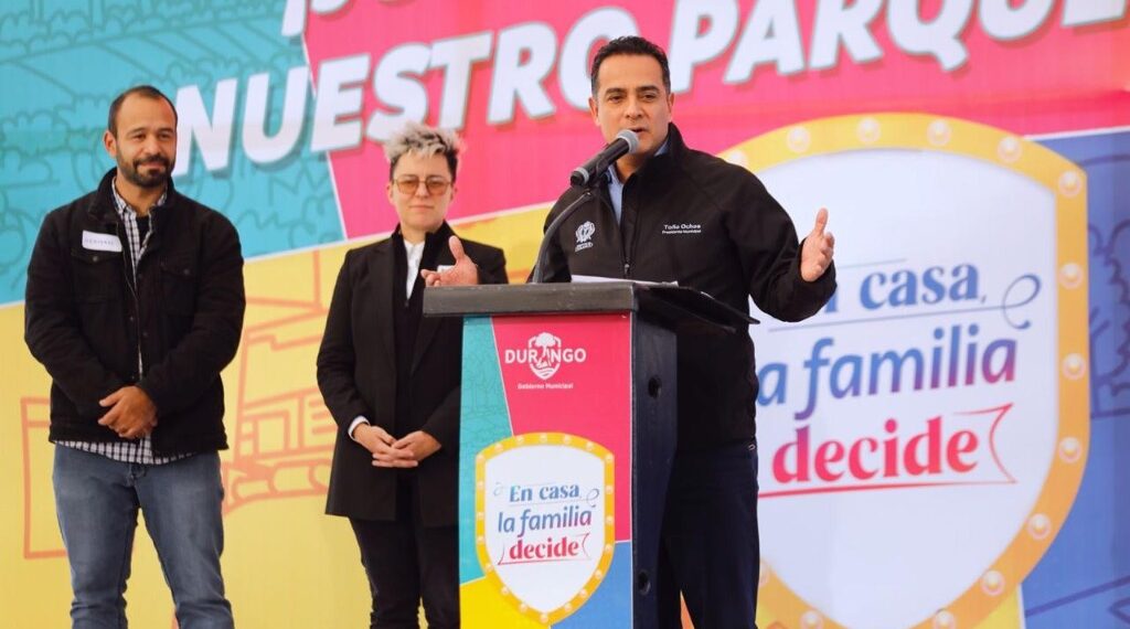 Diseñamos en familia el parque lineal más chulo de todo Durango: Toño Ochoa