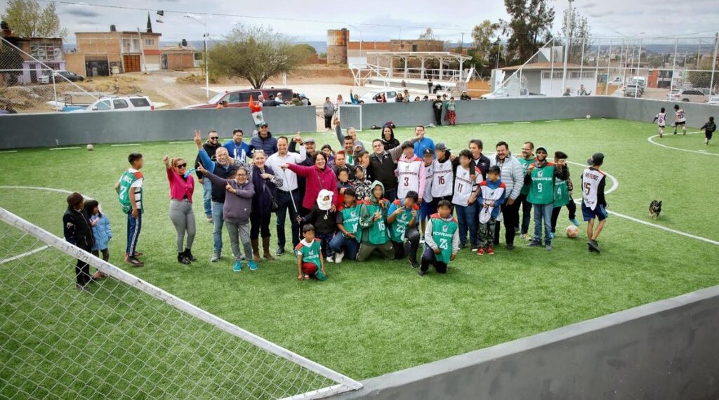 Por una niñez al 100, enchulamos el multideportivo en la Arturo Gámiz: Toño Ochoa