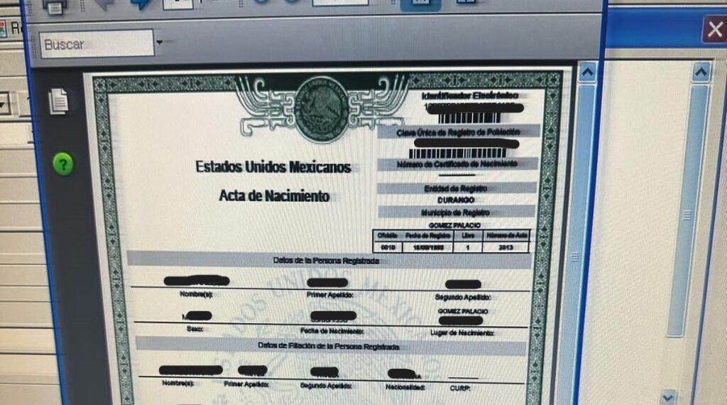 Sentencia Juez a integrante de red de corrupción que expide actas apócrifas