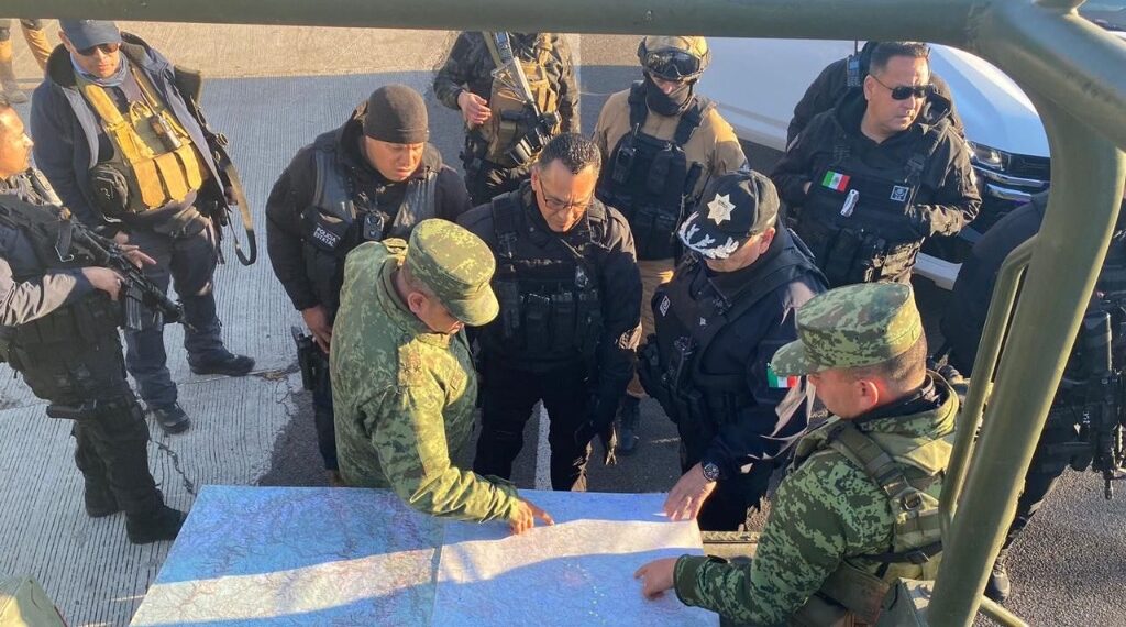 Ante enfrentamientos en la sierra de Pueblo Nuevo, Secretaría de Seguridad realiza intenso operativo
