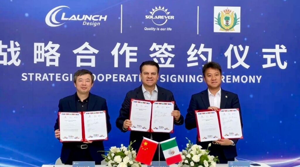 Firma de contrato de entendimiento para contar en Durango con un Centro de Investigación y Desarrollo de la empresa Launch Design.