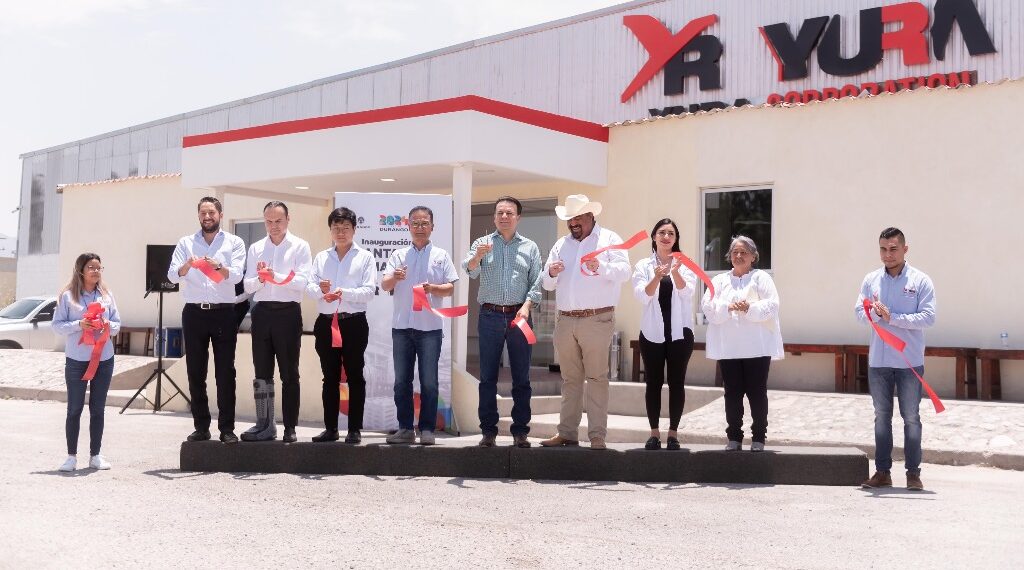 Esteban arranca Yura Corp en Mapimí con 600 nuevos empleos
