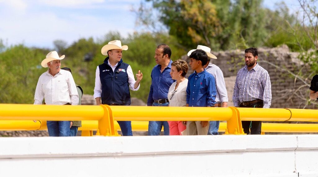 Seguridad, desarrollo y comunicación para municipios; Gobierno de Esteban inicia construcción de puentes en Rodeo y Pueblo Nuevo
