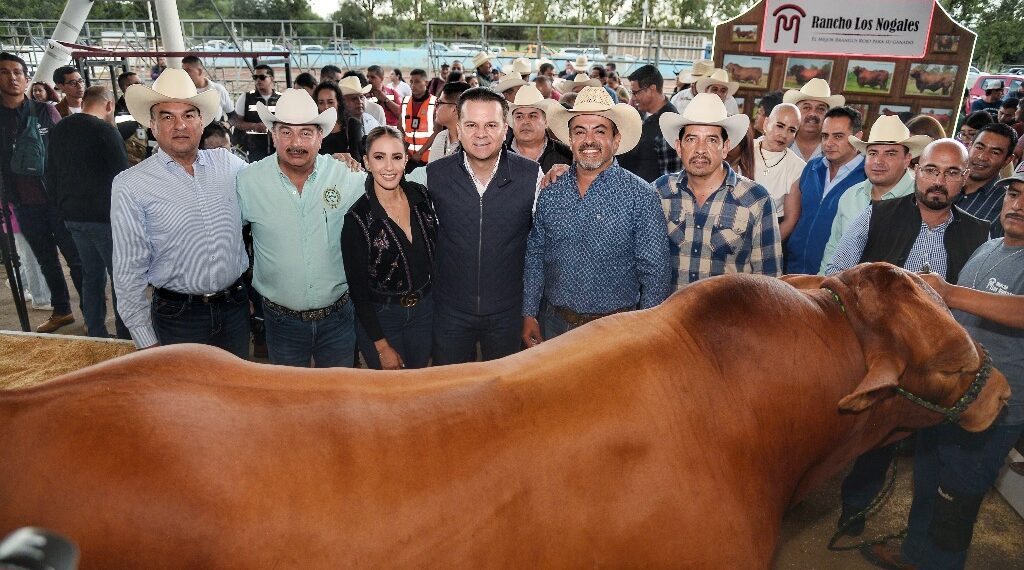 Con lo mejor de la ganadería en Durango, Esteban inaugura la Expo Nacional Brangus Mexicana 2024