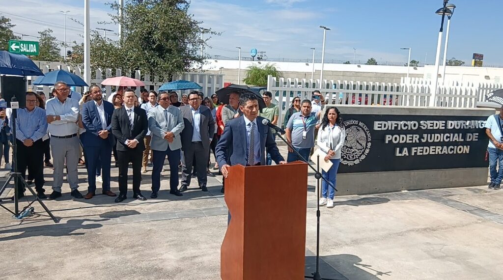 Personal del PJF de Durango se suman a la protesta contra la Reforma Judicial