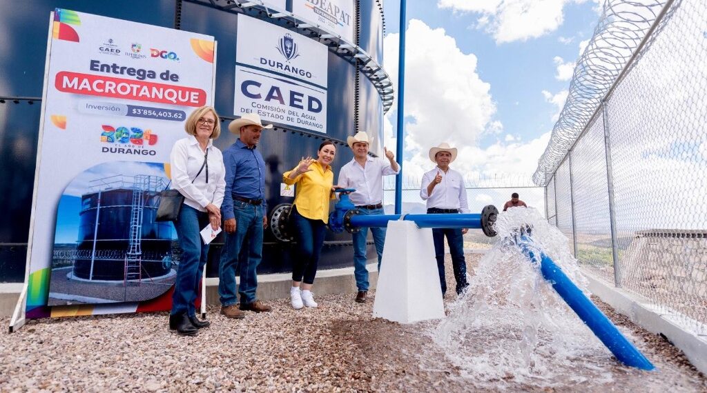 Con Esteban, a dos años, hay infraestructura y acciones para que exista agua suficiente en Durango