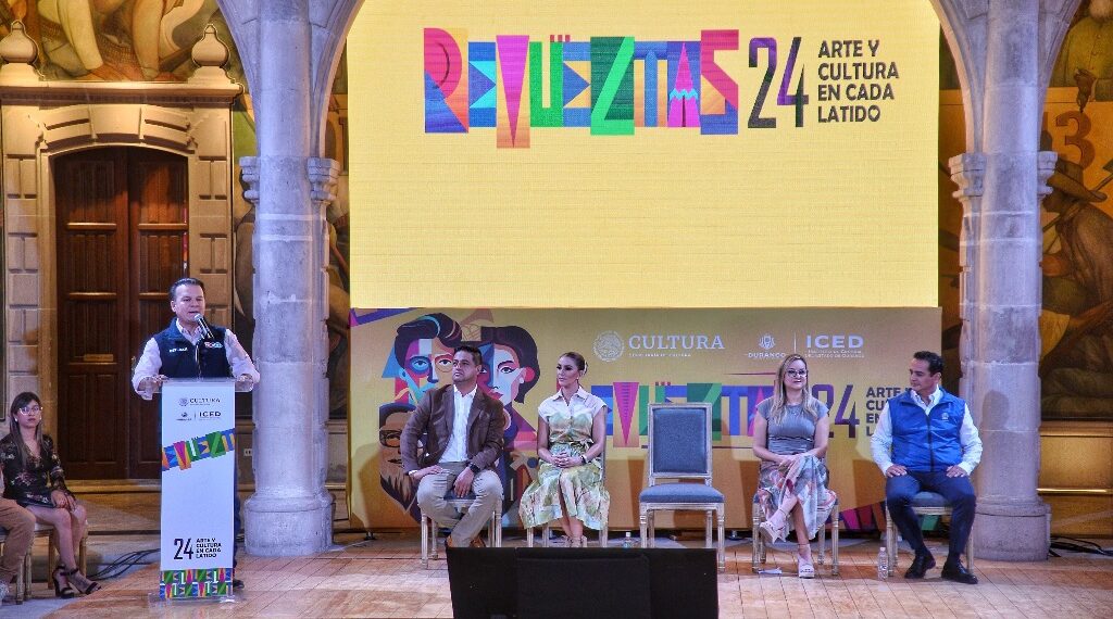 El Festival Revueltas 2024 llenará de arte y cultura cada rincón de Durango; gobernador Esteban presenta su cartelera