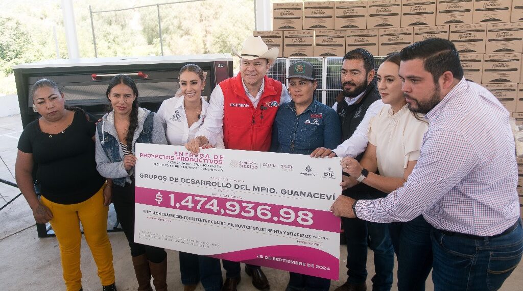 Marisol y Esteban hacen entrega histórica de 38 obras para Guanaceví