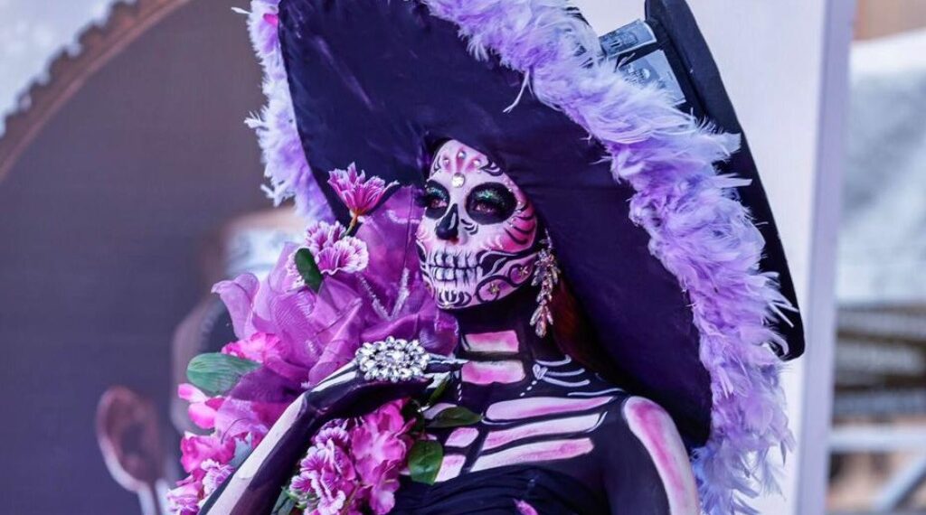 Llegan las Catrinas a nuestra casa anunciando el Festival Muuki 2024