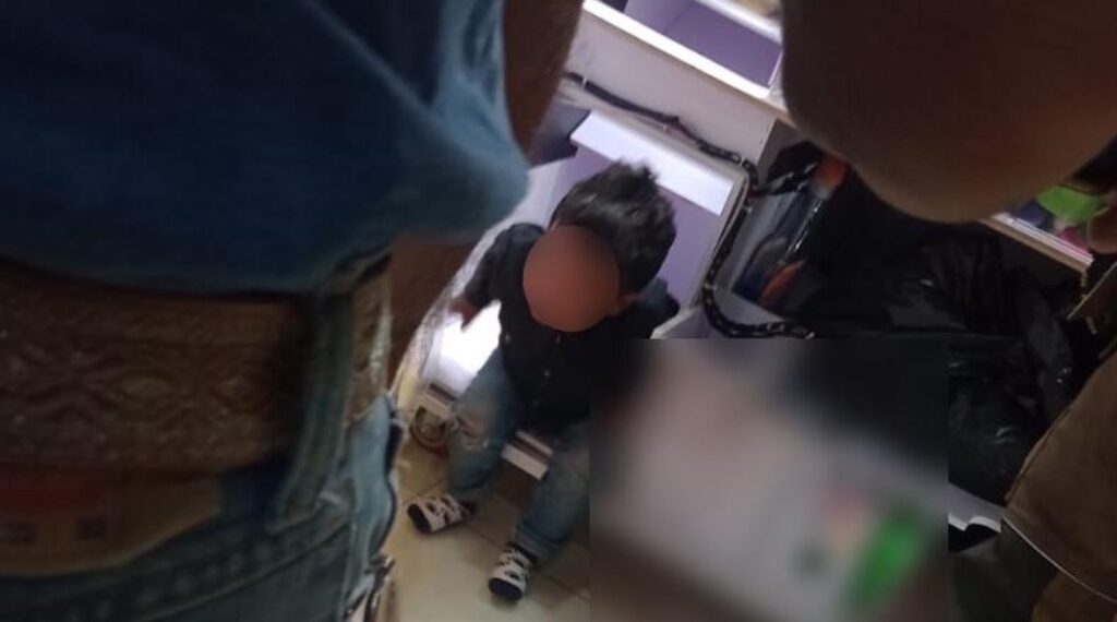 Bomberos de Durango acudieron al llamado de auxilio por un reporte de un menor atrapado.