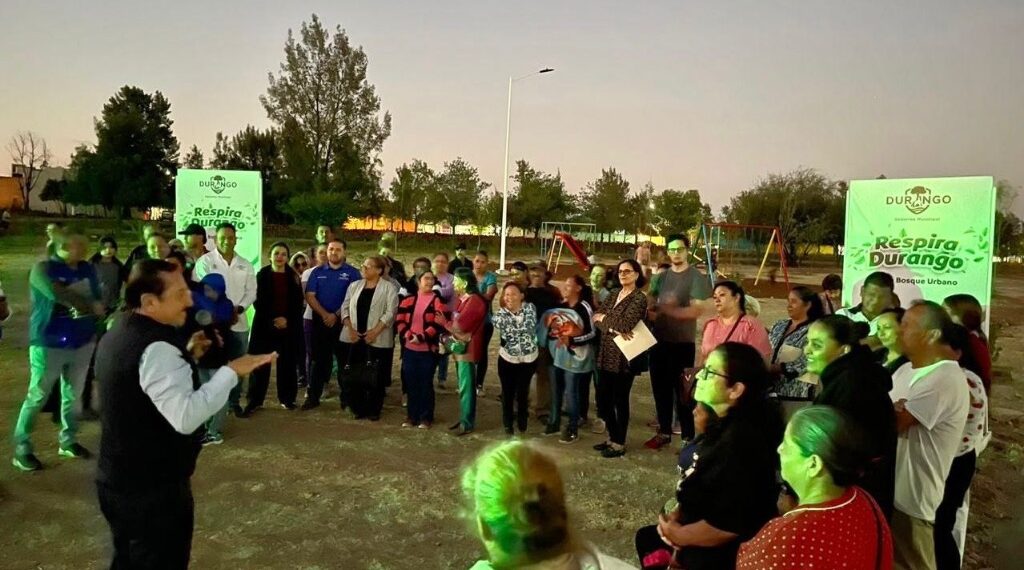 Impulsa Toño Ochoa más espacios verdes para la gran familia duranguense