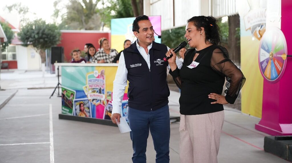 Se transforma cada rincón de Durango con el Presupuesto Participativo: Toño Ochoa