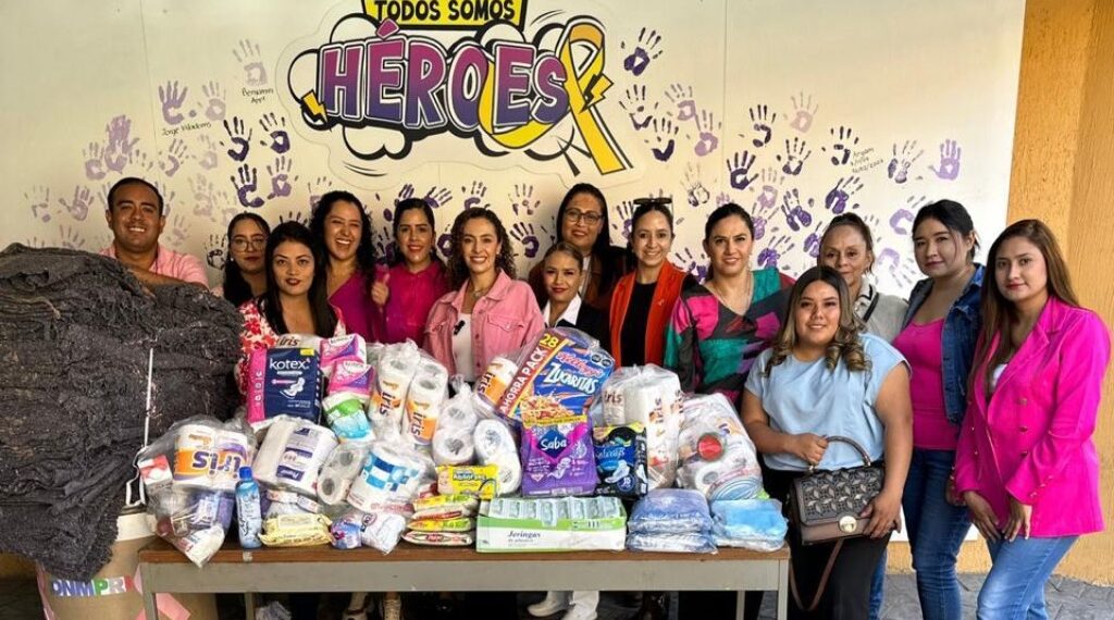 ONMPRI entrega apoyos a CECAN en el marco de la campaña «Tómatelo a Pecho»