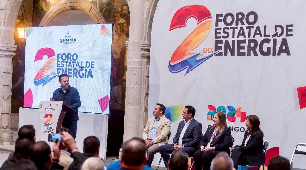 Durango será modelo en sustentabilidad y cuidado del medio ambiente: Gobernador Esteban en Segundo Foro Estatal de Energía