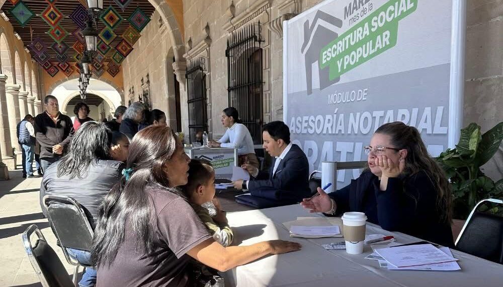 Todo el mes de febrero….   Ofrecen notarios públicos asesoría gratuita para regularizar escrituras