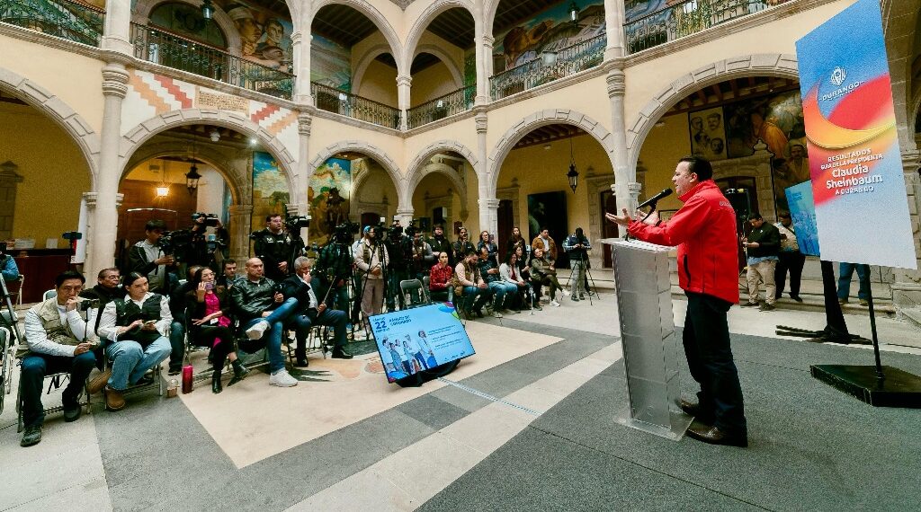 Grandes resultados para Durango tras la visita de Presidenta; logró estrecharse la relación: Esteban