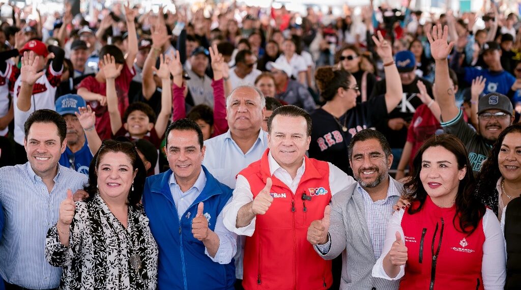 Esteban y Toño inician la construcción de la Unidad Deportiva Estación Central, se impulsa el deporte y se fortalece el tejido social