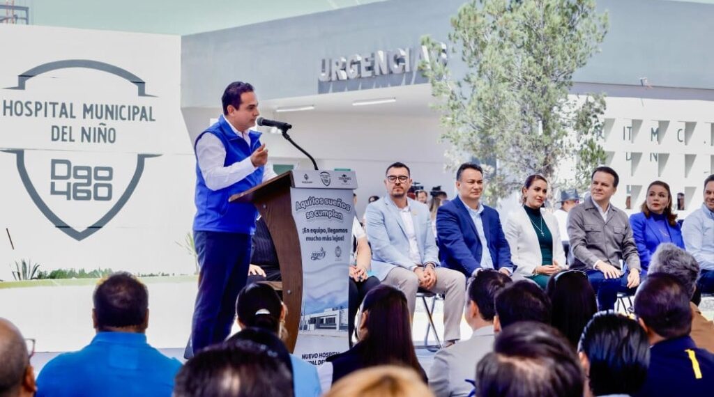 Llega a Durango más salud y bienestar con el nuevo Hospital Municipal del Niño 460.