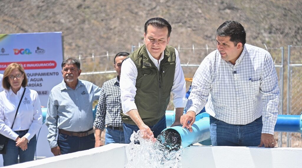 Convierten Esteban y Homero a Lerdo en el primer municipio con cobertura total de agua potable