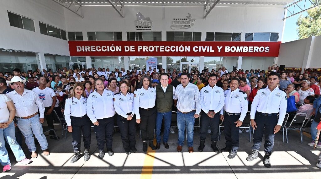 Entregan Esteban y Homero nueva Central de Protección Civil y Bomberos que mejora la seguridad y dignifica a los héroes de Lerdo