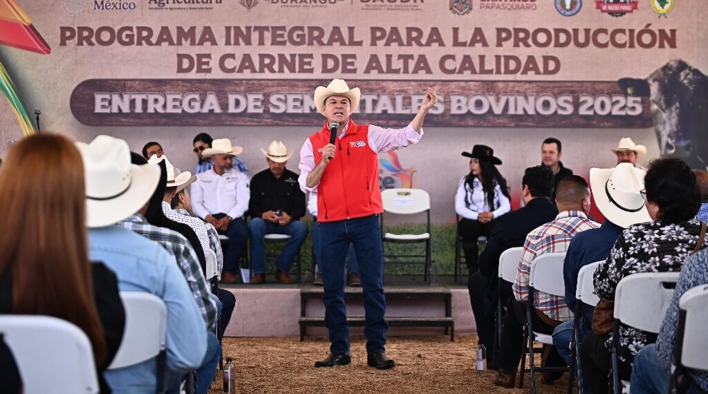 Alcaldes y productores destacan el impulso de Esteban Villegas a la ganadería duranguense con sementales subsidiados y programas de fortalecimiento