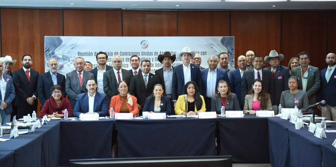 Gobierno del Estado gestiona recursos en el Senado para fortalecer el campo y proteger a productores