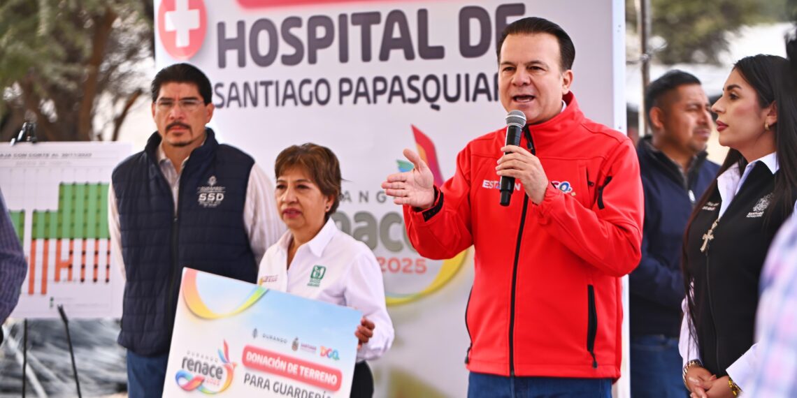 Se concreta donación de terreno para crear una guardería del IMSS en Santiago Papasquiaro