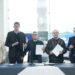 Firma Ernesto Alanís convenio con Grupo Estrella Blanca