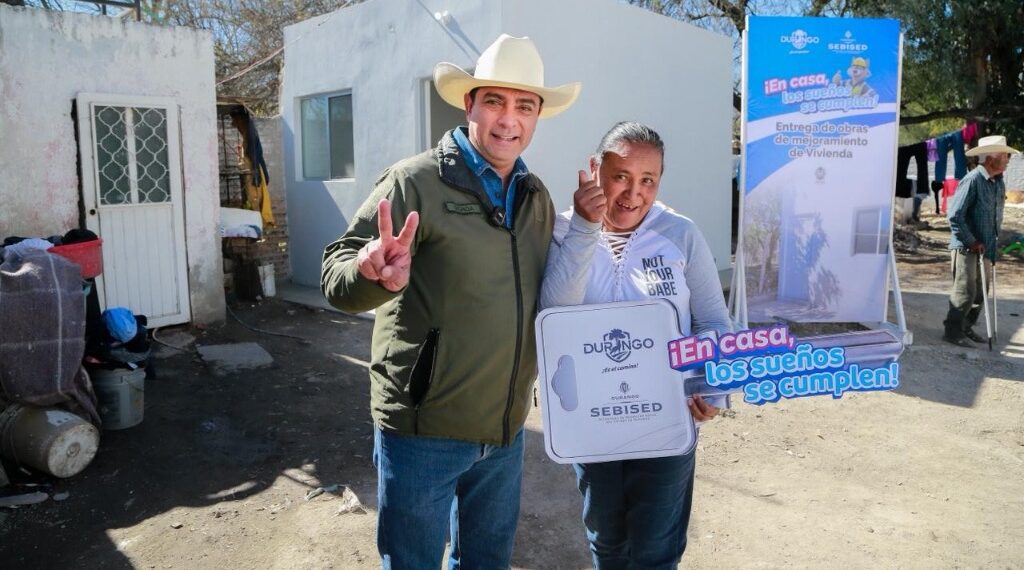 Toño Ochoa cumple su palabra y transforma hogares en Gabino Santillán con cuartos adicionales