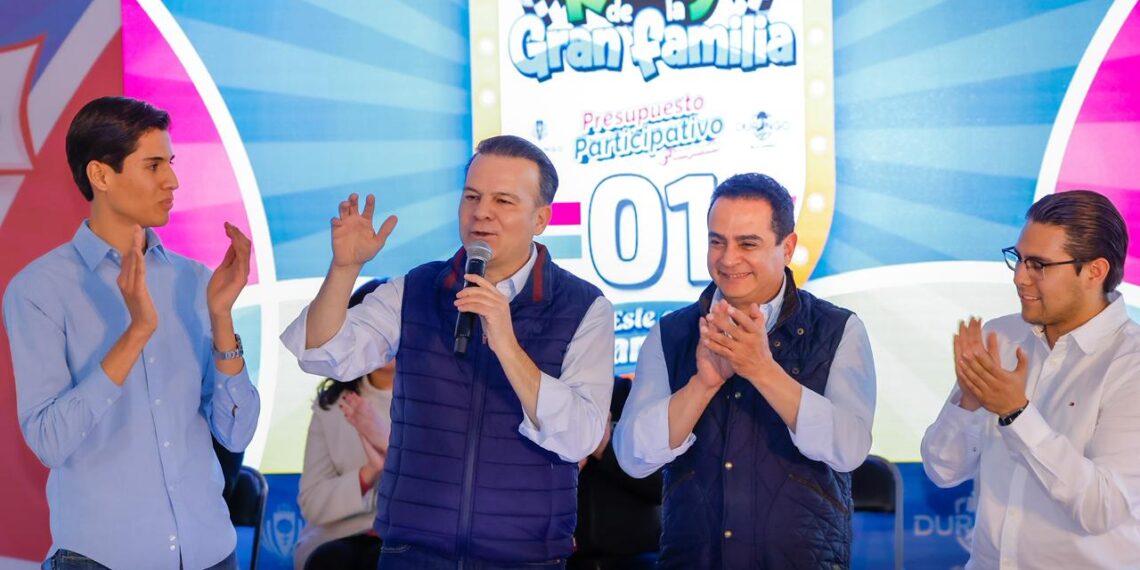 Durangueses dicen sí al Presupuesto Participativo. Toño Ochoa cumple con 47 obras en el 2026