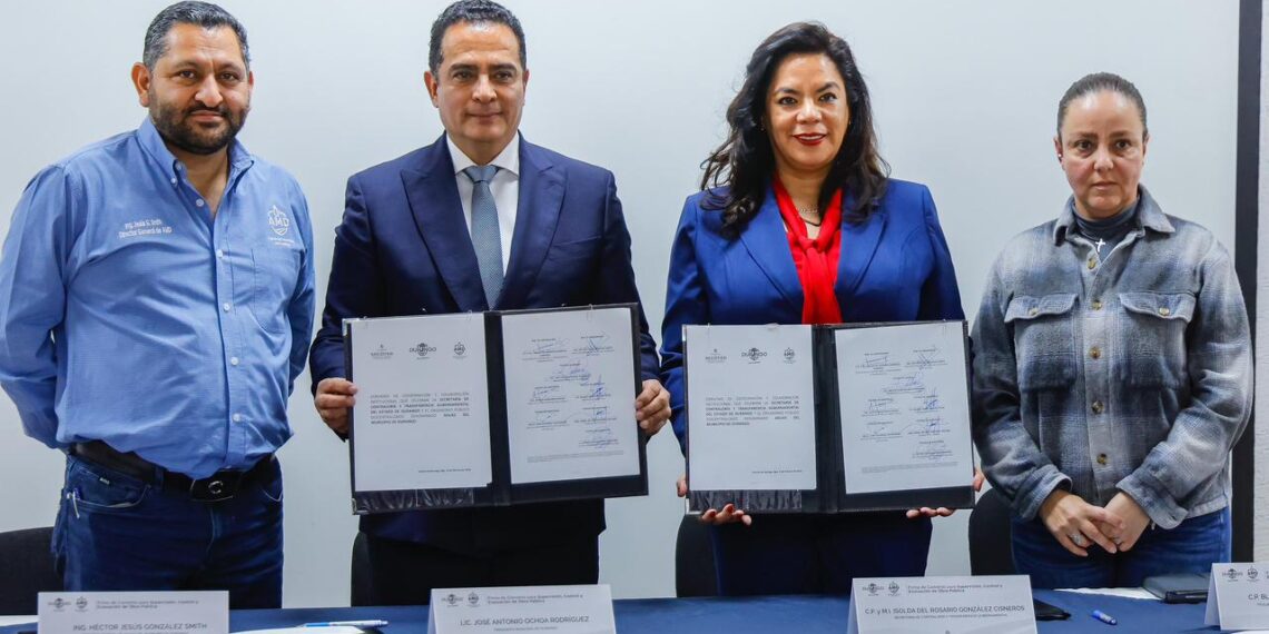 Transparencia y calidad garantizan la obra pública en Durango: Toño Ochoa