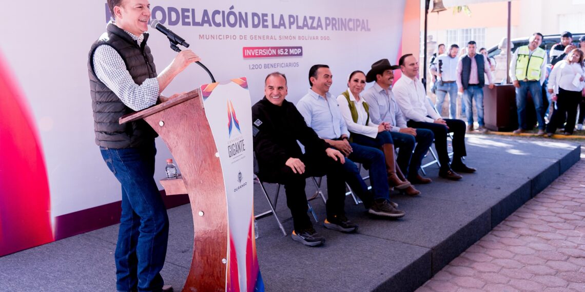 Con 22 millones de pesos, Esteban mejora el abasto de agua, la seguridad e infraestructura en Simón Bolívar