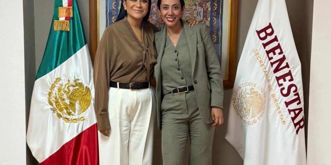 Fortalece Betzabé gestión de apoyos sociales con reunión en Bienestar