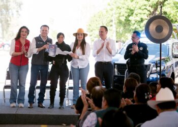 Más obras, seguridad e iluminación llegan a Villa León Guzmán, en Lerdo, con acciones conjuntas de Esteban Villegas y Susy Torrecillas