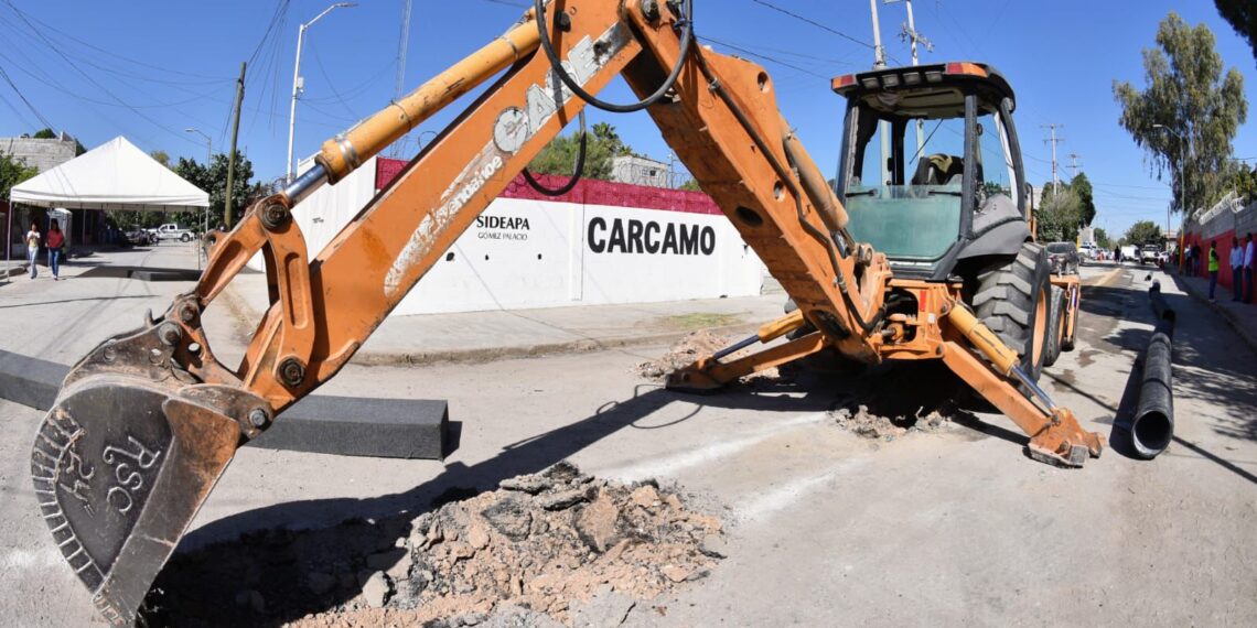 Con el apoyo de la Presidenta Sheinbaum y del Gobernador Esteban Villegas, vamos a lograr la renovación total de drenaje y alcantarillado de Gómez: Betzabé