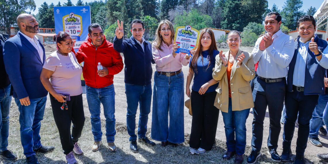 Sueños compartidos se ponen en marcha; Toño arranca rehabilitación de cancha en el CBTA 3 con el PP