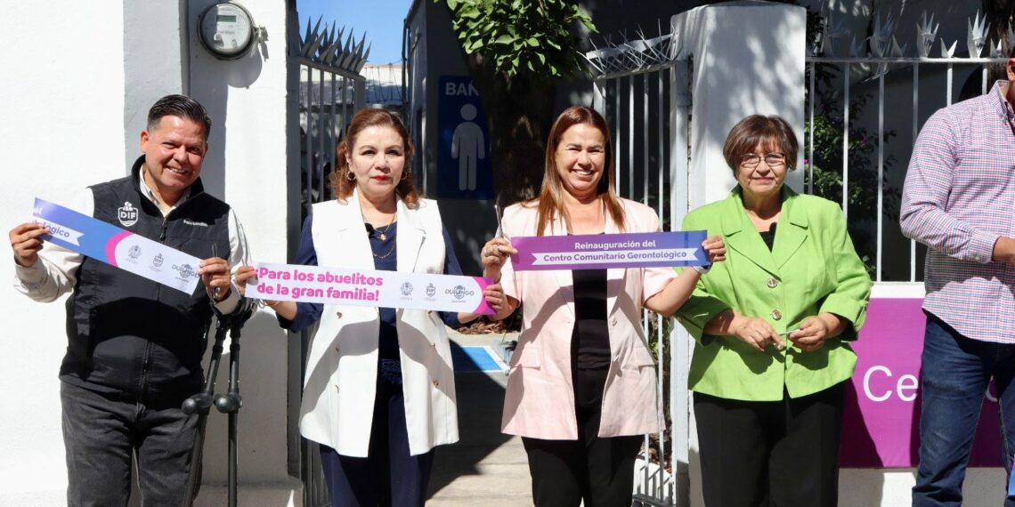Renace Centro Gerontológico del DIF; más bienestar para los abuelitos de la gran familia duranguense