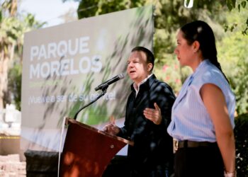 Gobernador Esteban rescata el Parque Morelos; “vuelve a ser de su gente” con espacios más seguros y para las familias