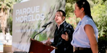 Gobernador Esteban rescata el Parque Morelos; “vuelve a ser de su gente” con espacios más seguros y para las familias