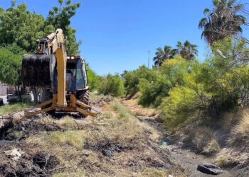 Retiran más de 48 toneladas de basura en limpieza de canales en Gómez Palacio