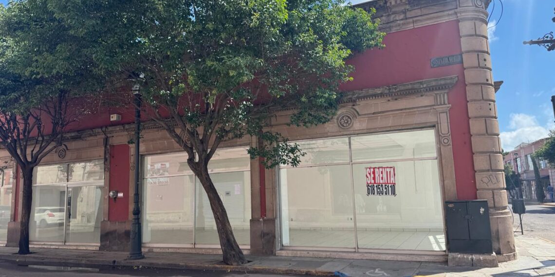 Rentas altas mantienen vacíos locales comerciales en el Centro