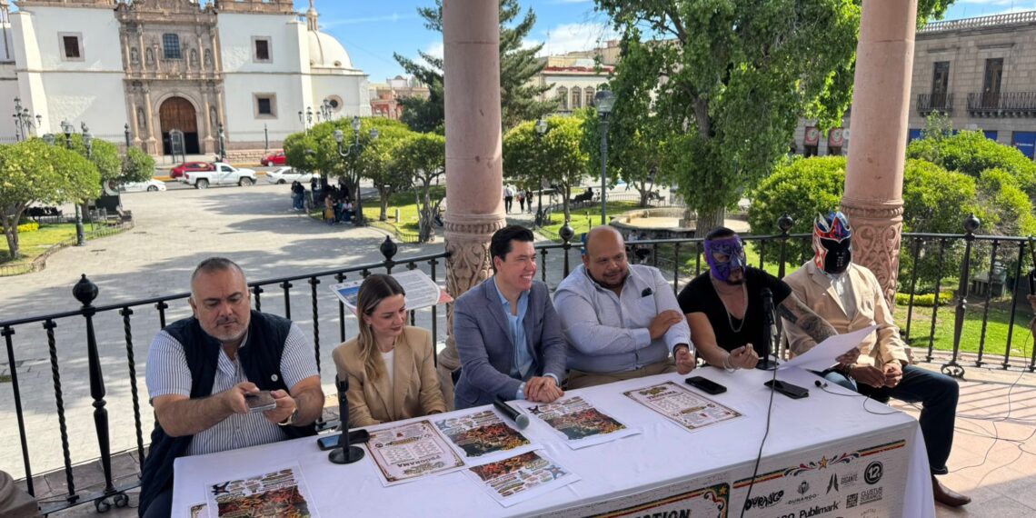Anuncian “Lucha Libre Fest 2026” en Durango con enfoque turístico y familiar