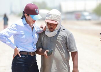 Betzabé Martínez supervisa obras de SIDEAPA y exige trabajos de calidad para Gómez Palacio